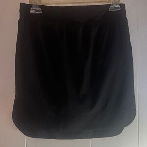 Athleta Black Mini Skirt with Shorts, Size S, Like New